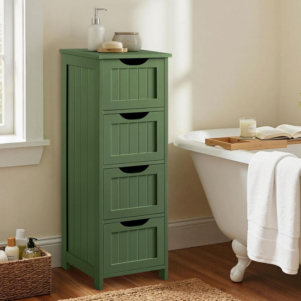 Yaheetech Gabinete de almacenamiento para baño, 12 pulgadas de anch...