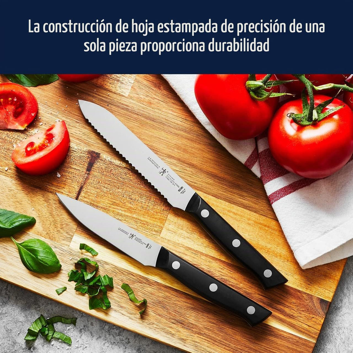 HENCKELS Dynamic Razor-Sharp - Juego de cuchillos de 15 piezas, cuc...