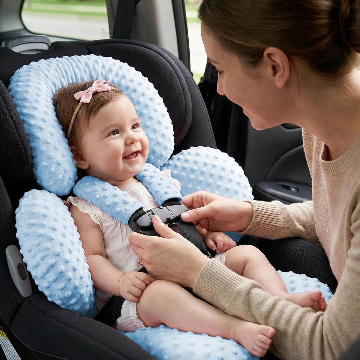 Pro Goleem Inserto de asiento de automóvil infantil, soporte para e...