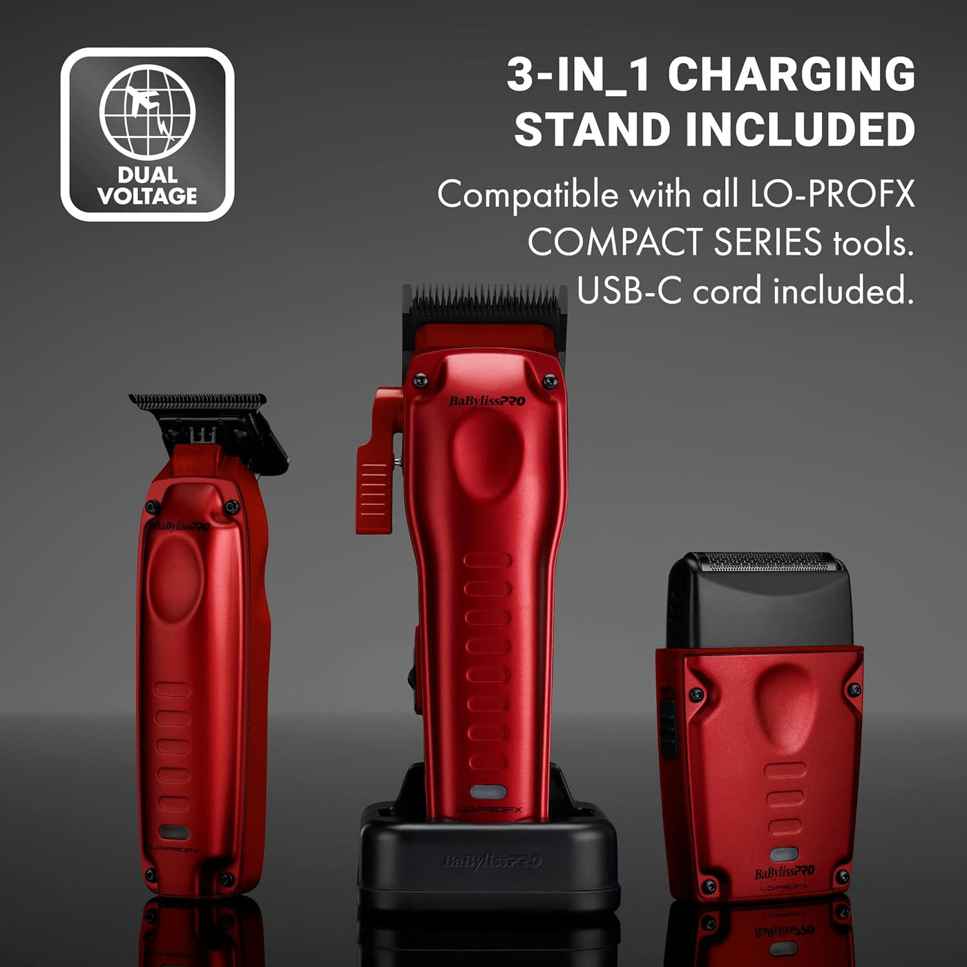 BaBylissPRO Cortadora compacta LO-PROFX de alto rendimiento para ca...