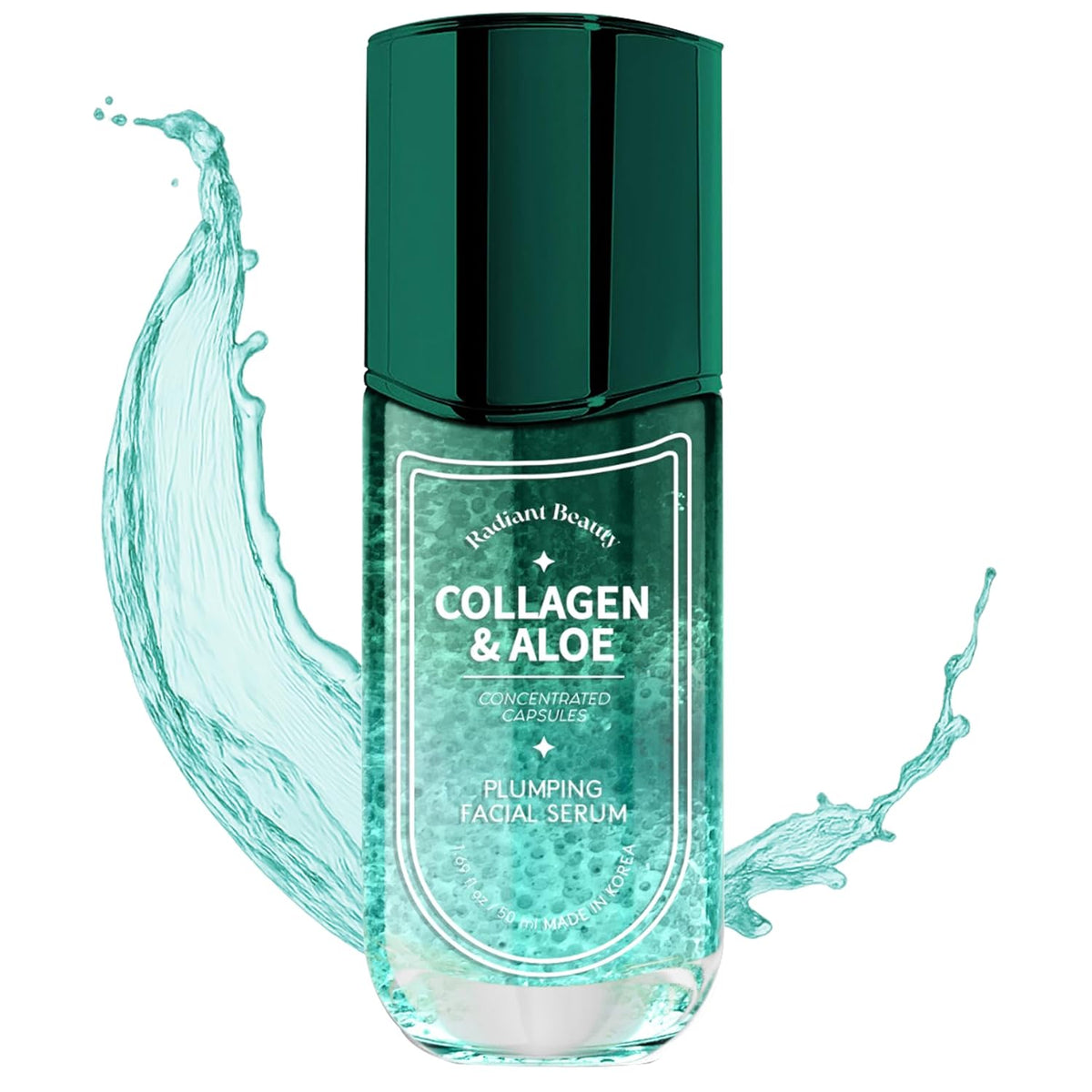 Radiant Beauty Suero facial de colágeno y aloe, antienvejecimiento,...