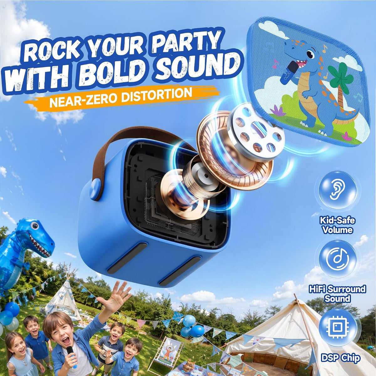 YLL Máquina de karaoke para niños, los mejores regalos de cumpleaño...