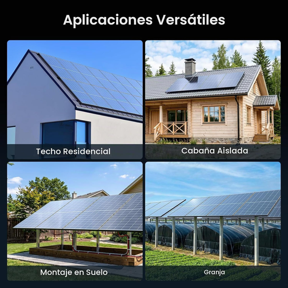 Callsun panel solar bifacial 450W, células solares tipo N 16BB | Ha...