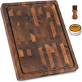 THETCHRY Tabla de cortar de madera de nogal para cocina, tabla de c...