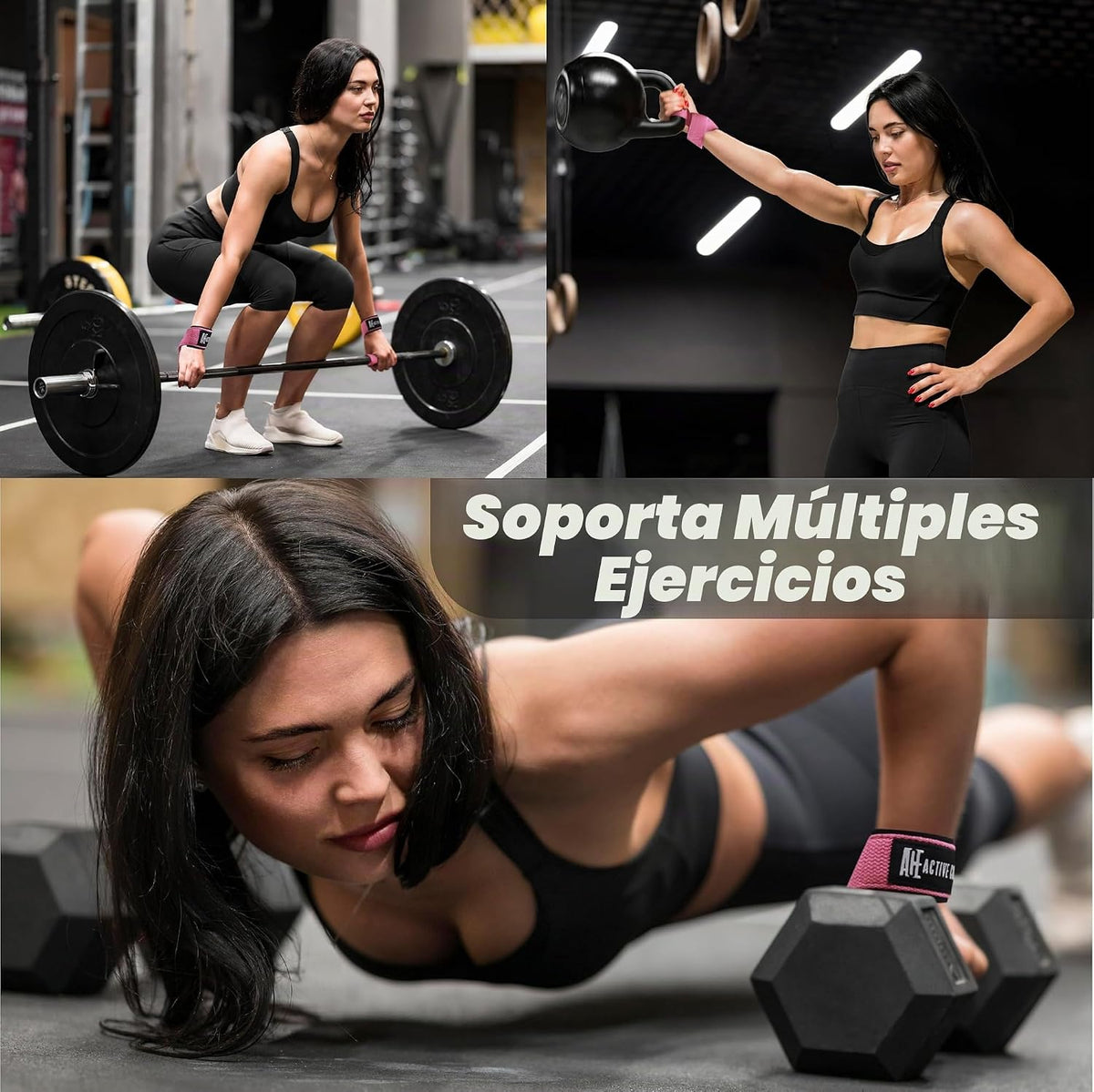 Correas de muñeca de levantamiento para levantamiento de pesas, cor...