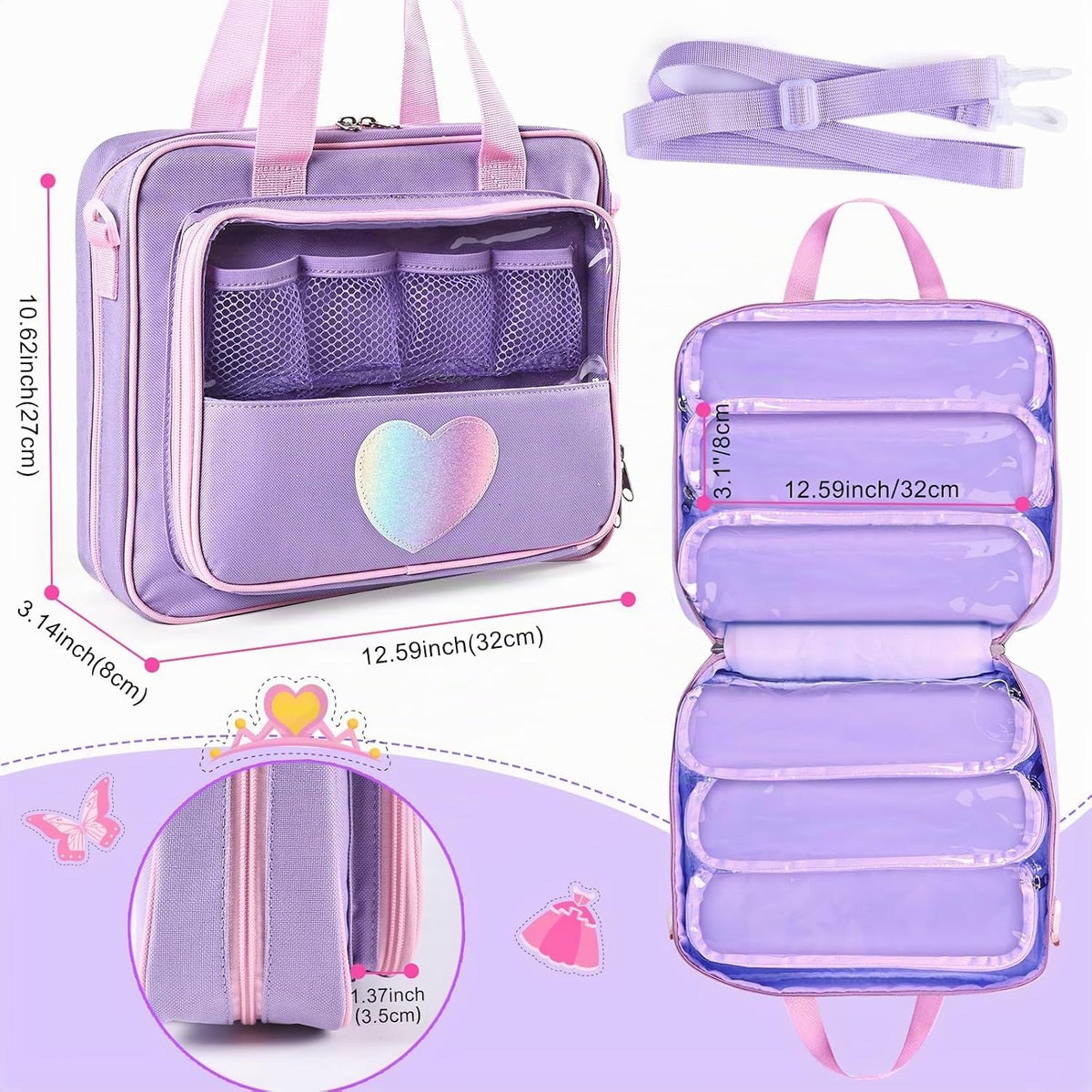 Craflakow - Bolsa de transporte para muñecas compatible con muñecas...