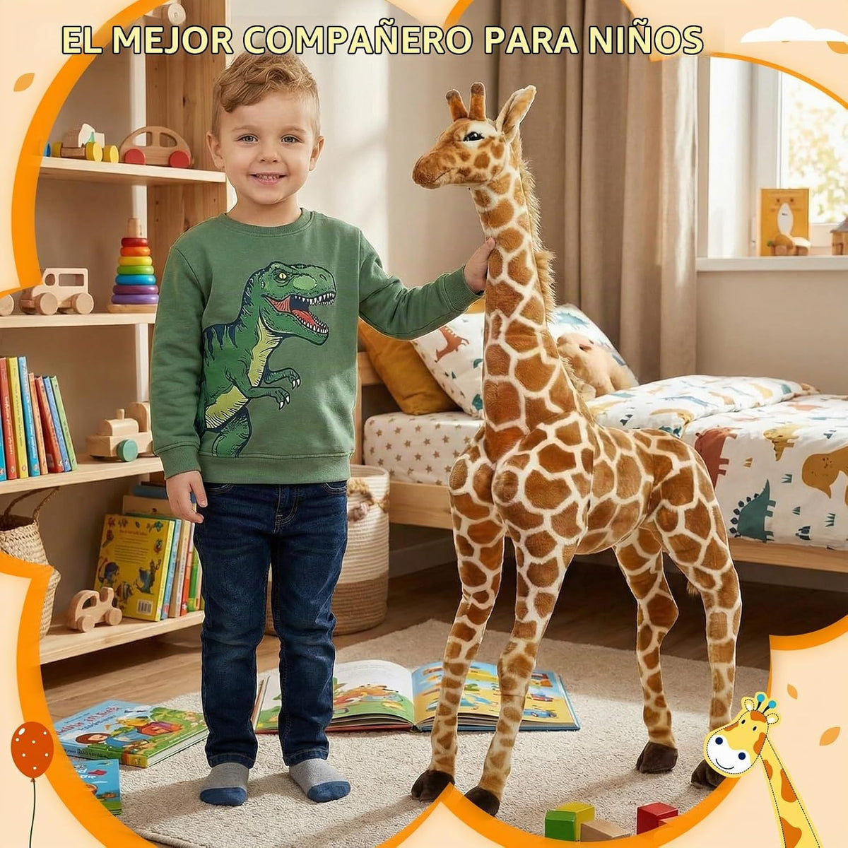 Meooeck Animal de Peluche Jirafa Gigante de 31.5 Pulgadas, Juguete...