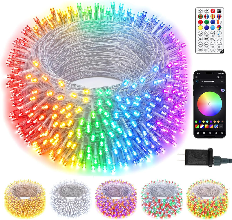 Minetom Luces inteligentes que cambian de color, Navidad, Halloween...