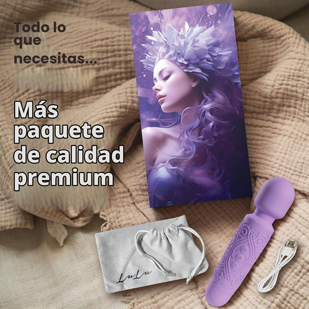 LuLu Mini masajeador personal de mano para espalda, cuello y hombro...