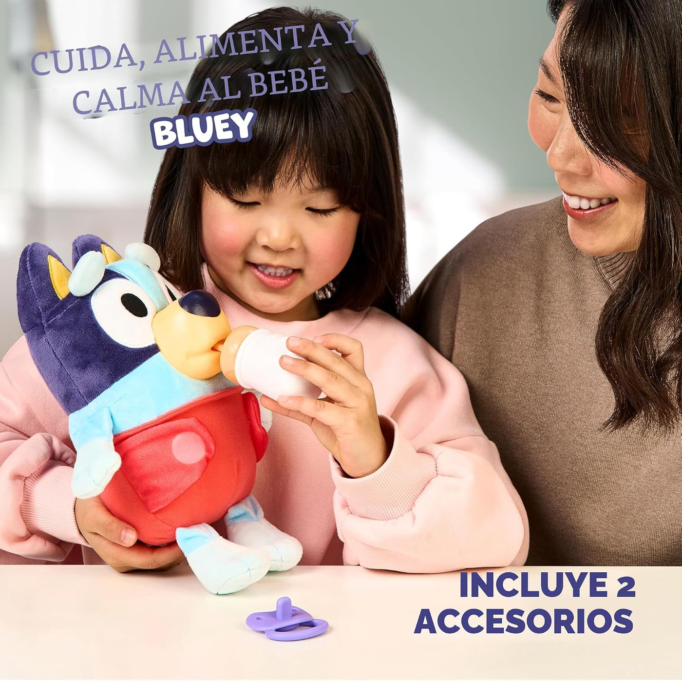 Bluey Care and Cuddle - Juguete de peluche suave para bebé, 11 pulg...
