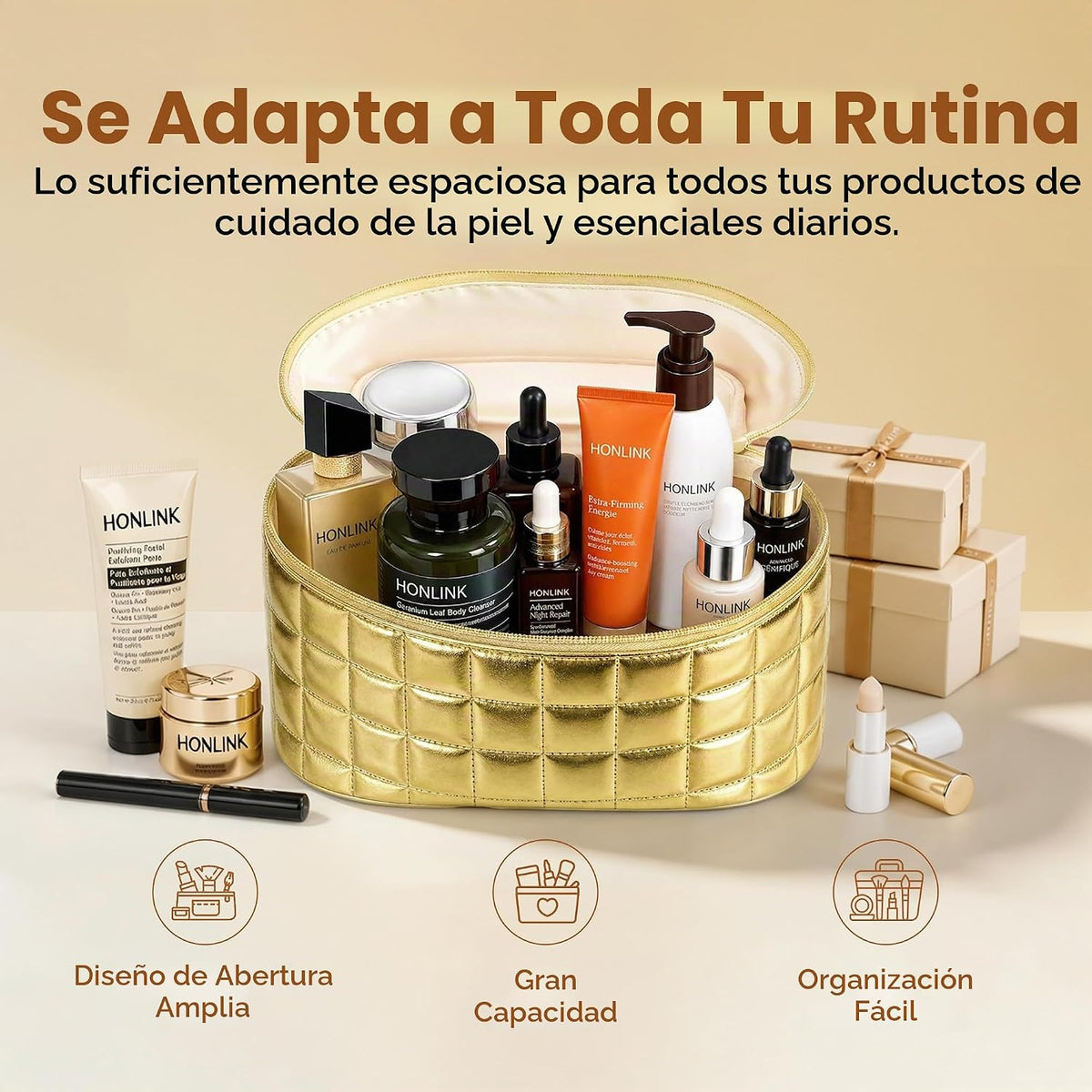 Paquete de regalo de cuidado de la piel con vitamina C + bolsa de c...