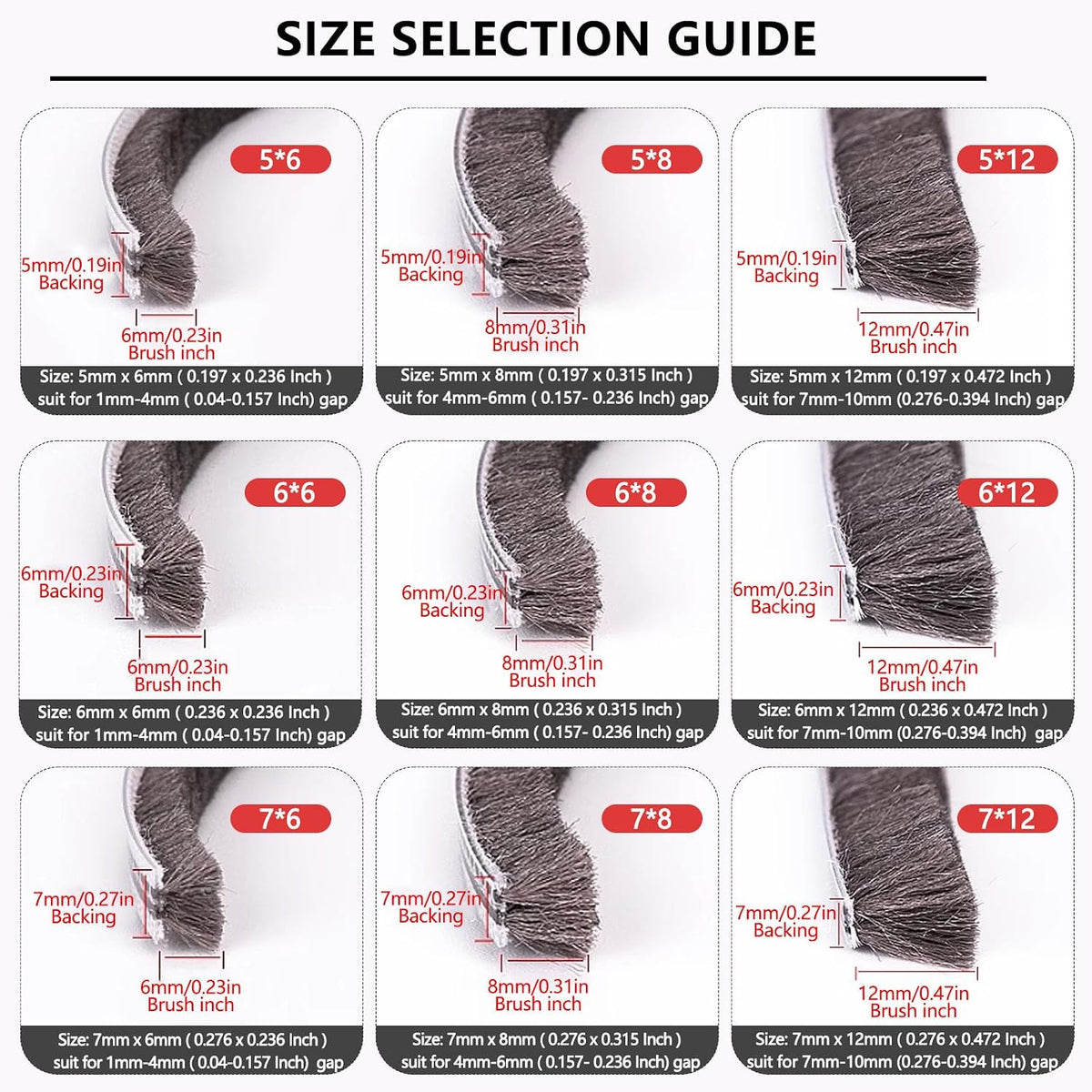 hokmly Burlete para puerta \u2013 Burlete de 16.4 ft (16 pies), bur...