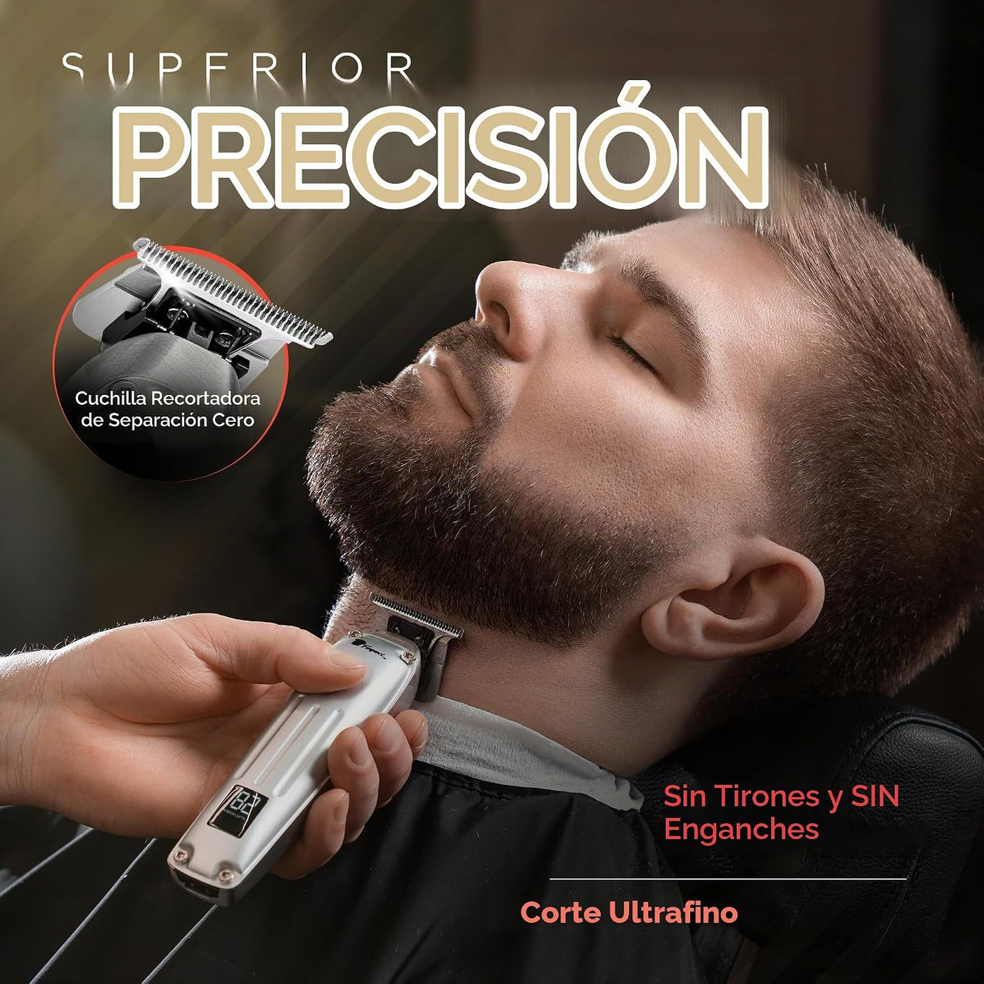Fagaci Cortadora de pelo profesional para hombres, kit de peluquerí...
