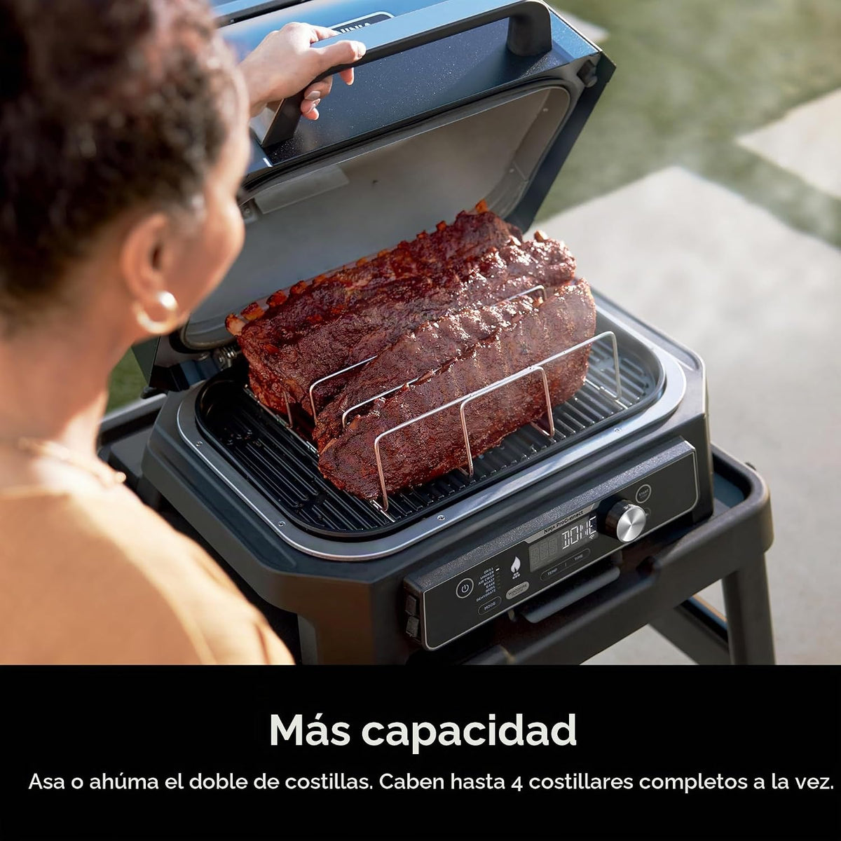 Ninja XL Woodfire Rib Rack, para OG800\/OG900, 4 estantes completos...