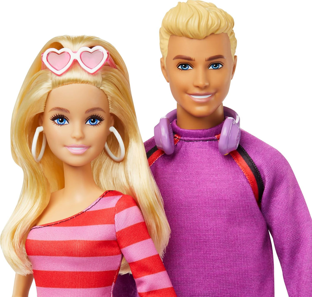 Barbie Fashionistas Patinaje Ken Set | 2 muñecas de moda con ropa y...