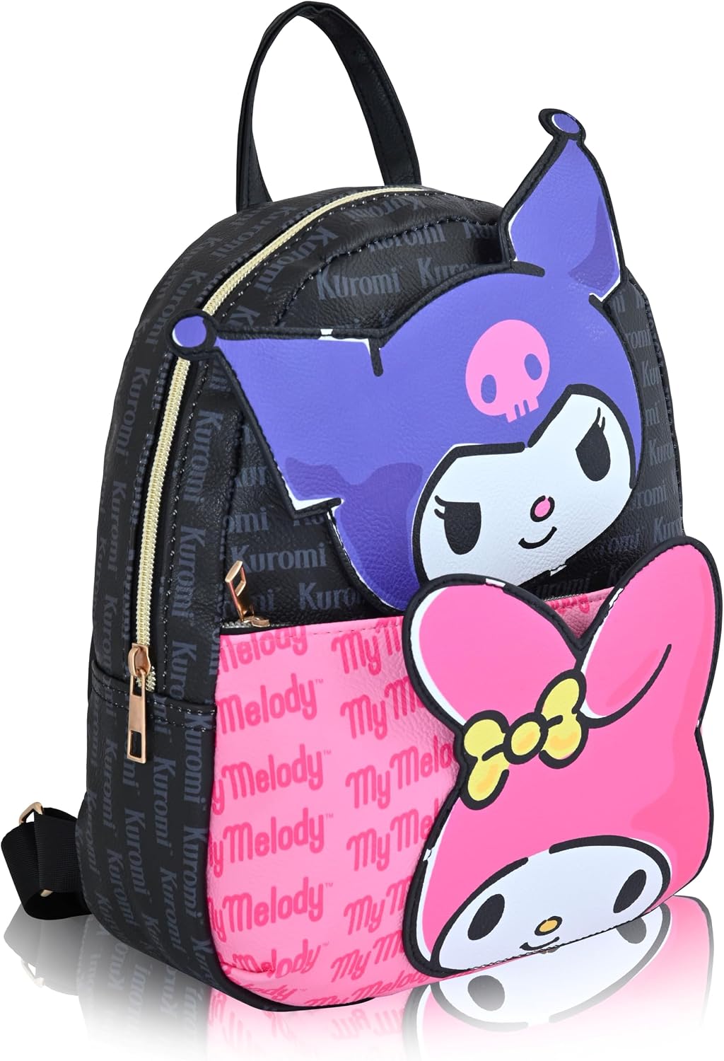 Sanrio Hello Kitty y sus amigos Kuromi Mochila | Mini bolso de piel...