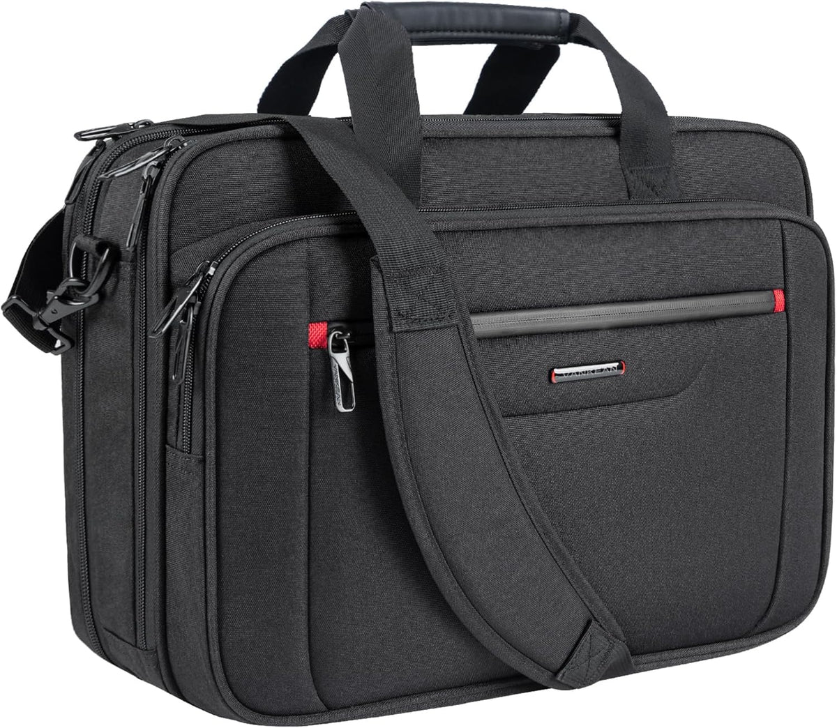 VANKEAN Laptop Briefcase Fits 15.6"-16" Laptop Slim Expandable Shou...