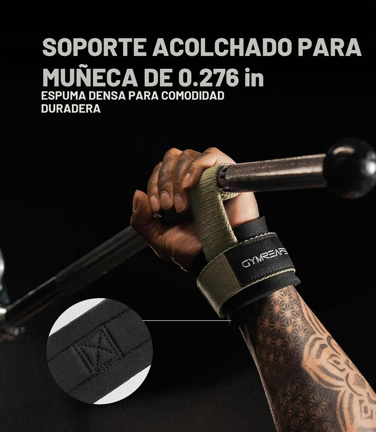 Gymreapers Correas de Levantamiento de Pesas con Clavija - Correas...