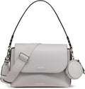 Calvin Klein Bolso de hombro con solapa Millie 2 en 1 para mujer y bandolera