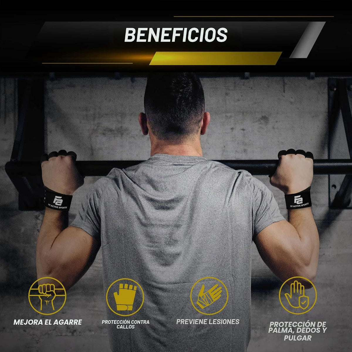 Fit Active Sports Nuevos Guantes de Entrenamiento con Ventilación p...