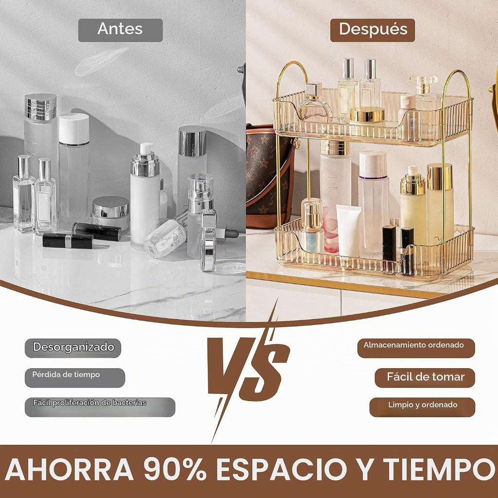 YCIA&amp;DONE Organizador de Baño para Encimera, Almacenamiento de...