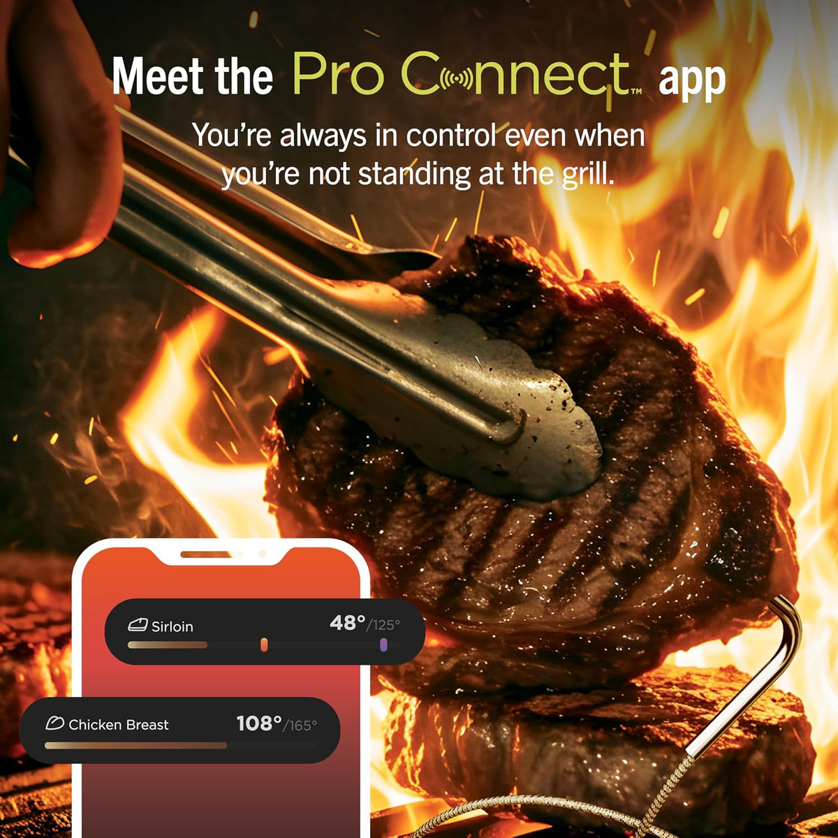 Ninja FlexFlame ProConnect Barbacoa y Ahumador | Sistema de Cocina...