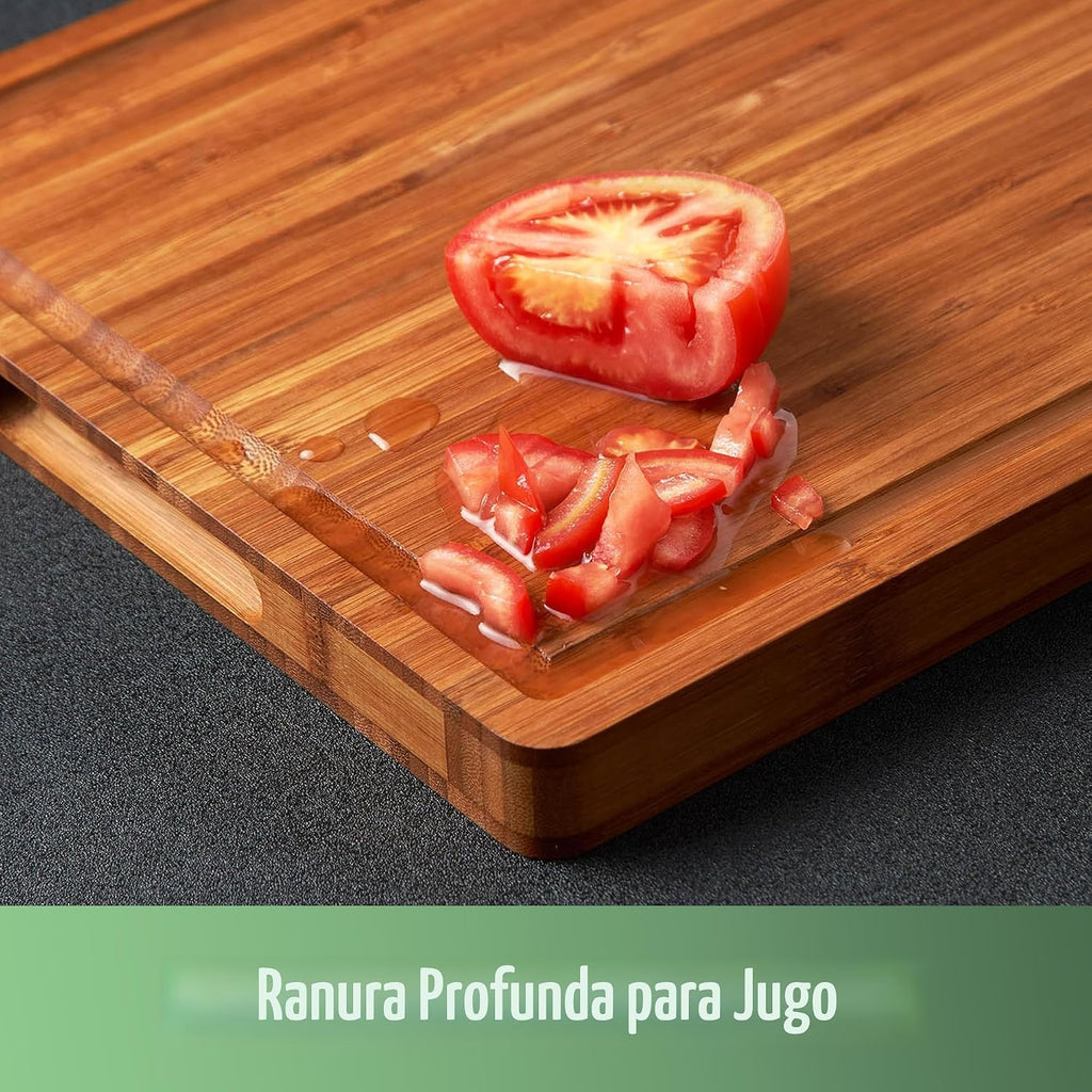 Tabla de cortar grande de madera para cocina, tabla de embutidos de...