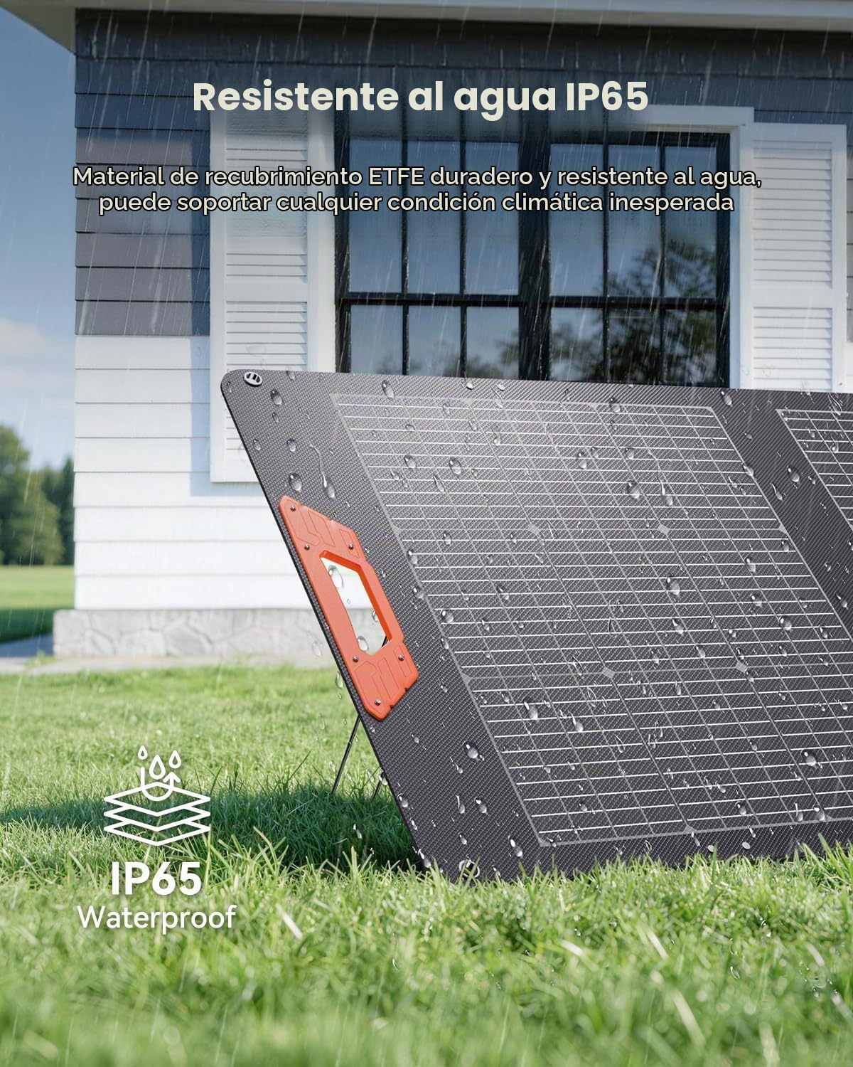 SOLUPUP Panel solar portátil de 200 W \u2013 24% de alta eficiencia...
