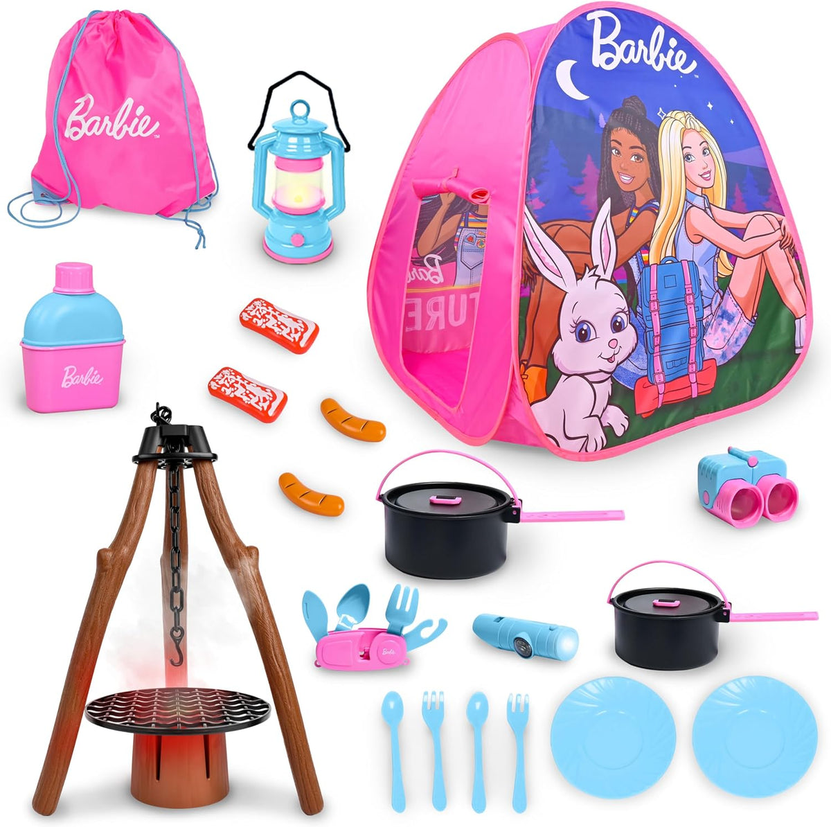 Barbie™ Tienda de campaña emergente, tienda de campaña desplegable...