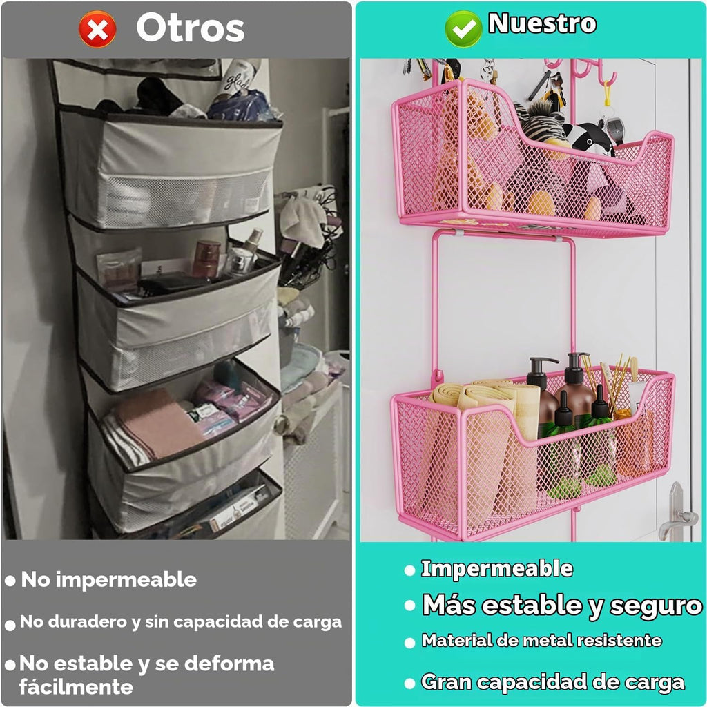 HapiRm Organizador de Almacenamiento Sobre la Puerta - Organizador...