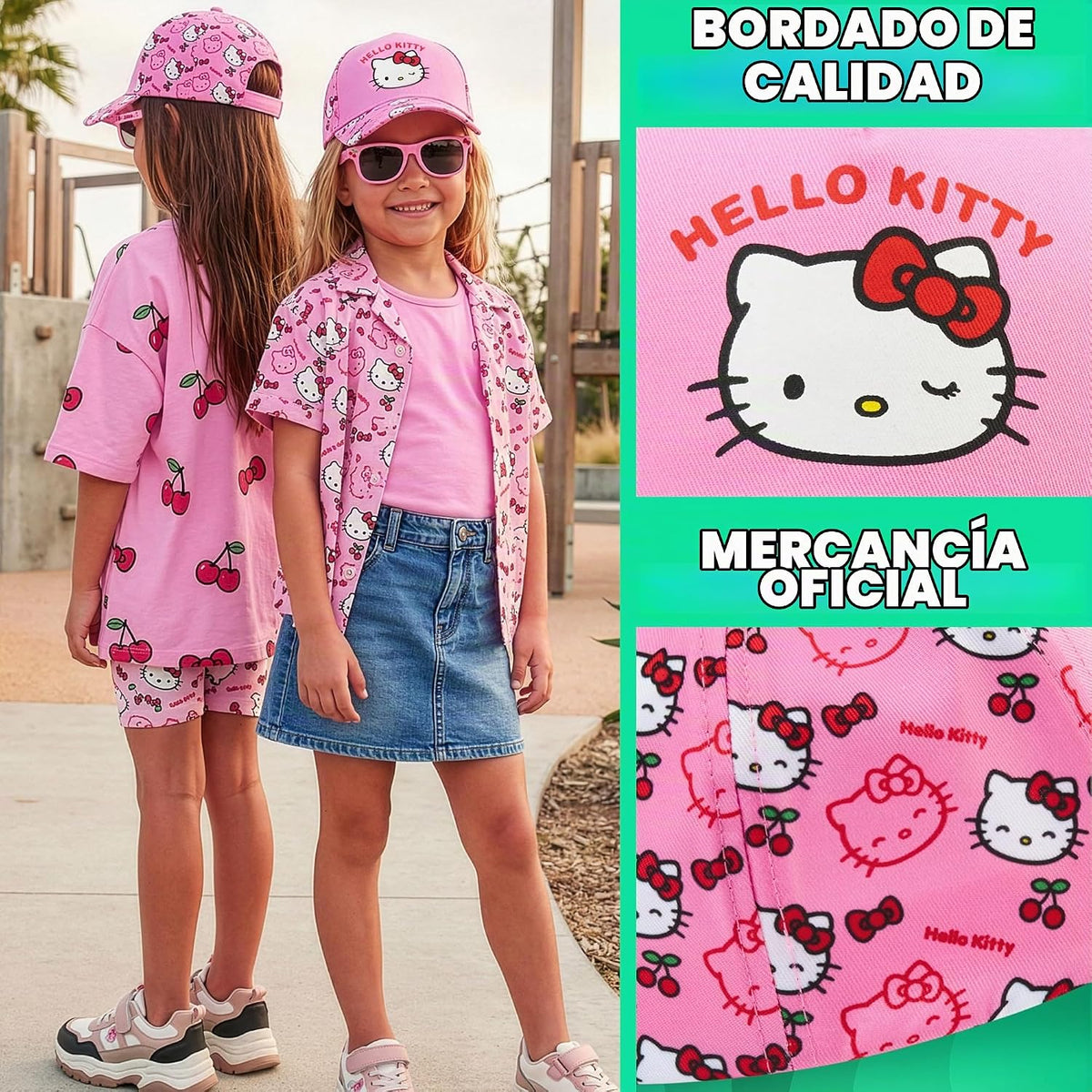 Get Trend Hello Kitty | Barbie | Squishmallows - Gorra de béisbol p...
