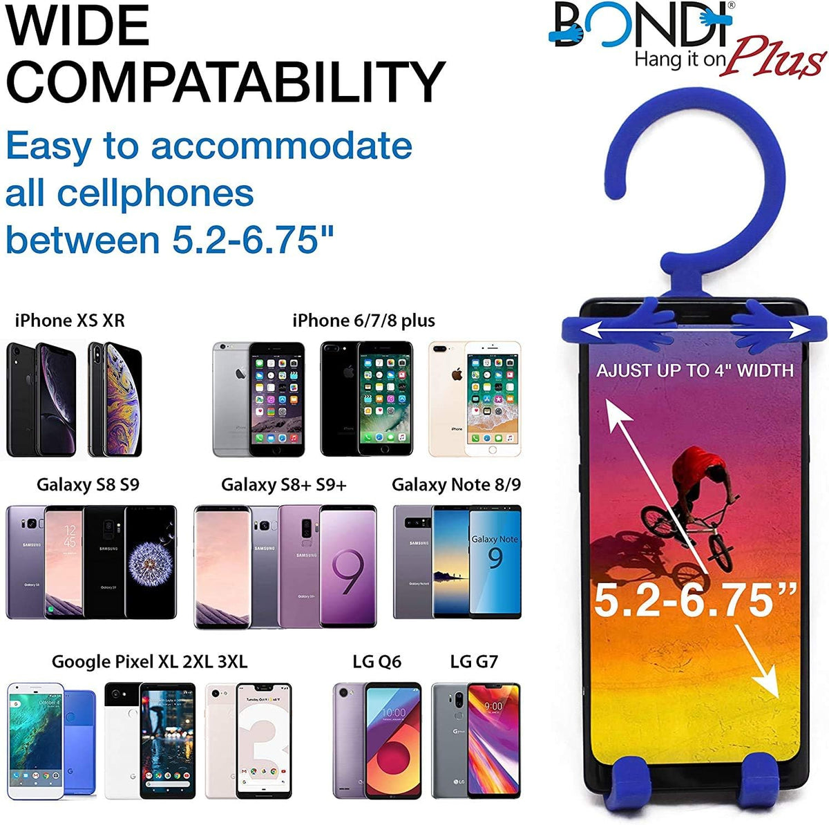 Bondi Plus Flex Soporte y soporte para teléfono \u2013 Funda ajusta...