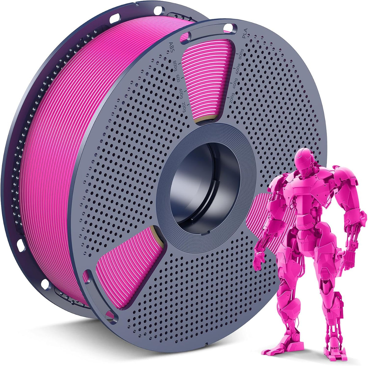 SUNLU Filamento PLA para impresora 3D, magenta, 2.2 lbs | Filamento...