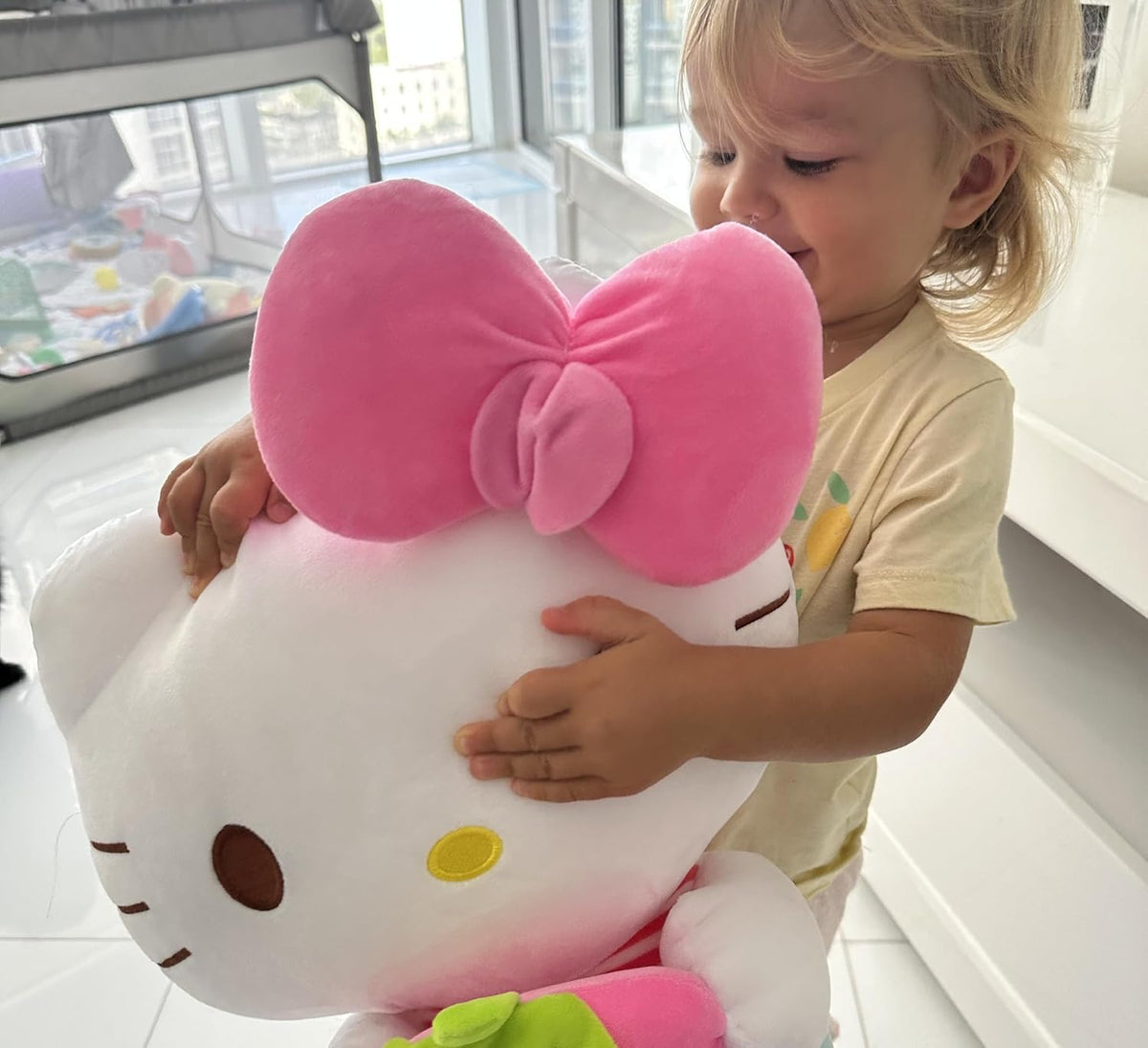 AlphaDesignLuxe Juguete de peluche de gatito de 17.5 pulgadas, anim...