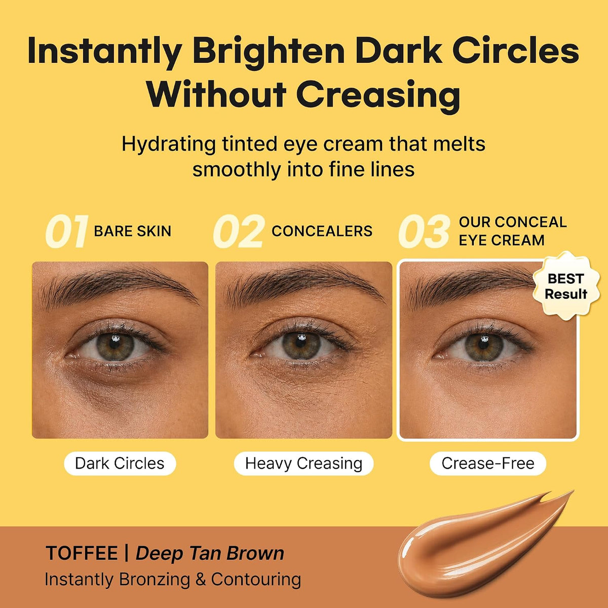 shaishaishai BANANA PDRN Conceal, Hidratante Bajo Los Ojos 0.52 oz...