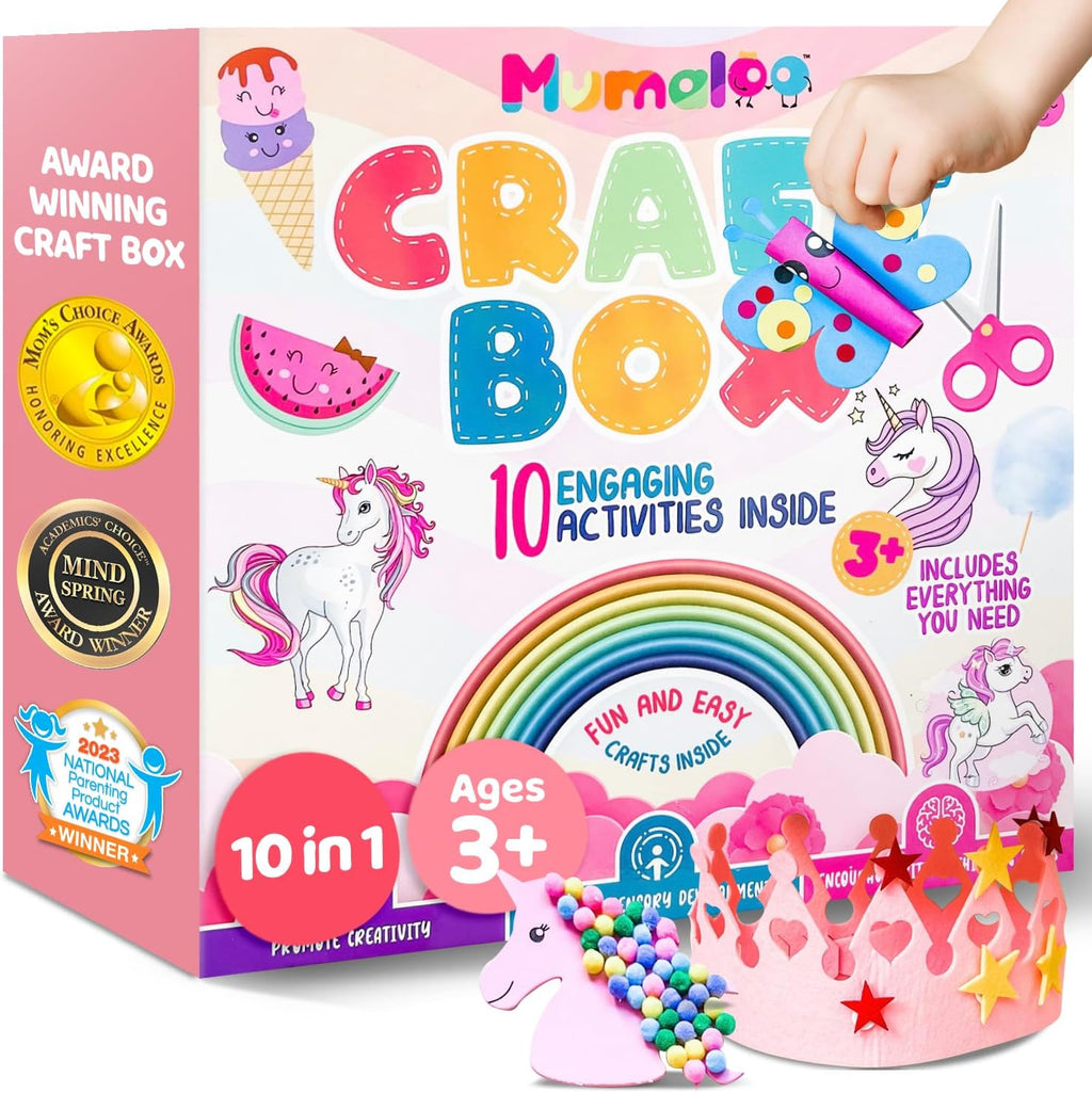 Kit de manualidades para niños Mumaloo \u2013 10 proyectos de arte...