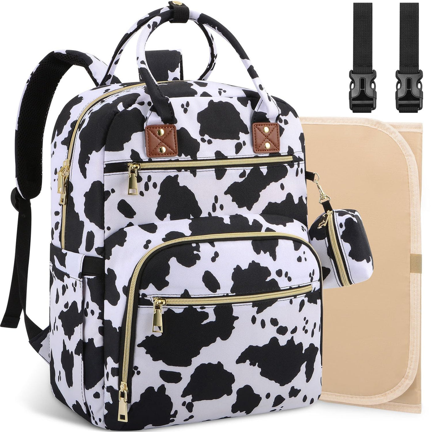 Tenot Mochila para pañales de bebé, bolsas de pañales de viaje para...