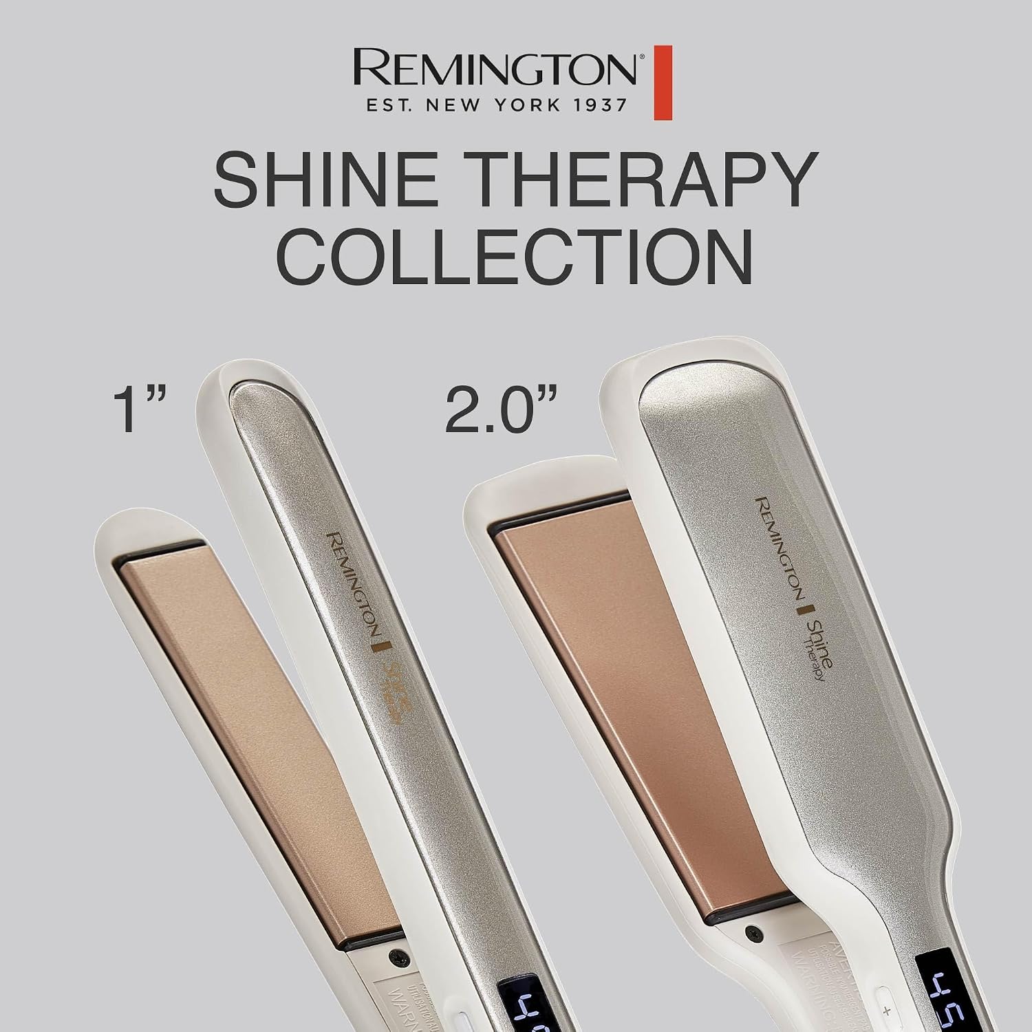 Remington Shine Therapy Plancha de cabello de 1 pulgada, aceite de...