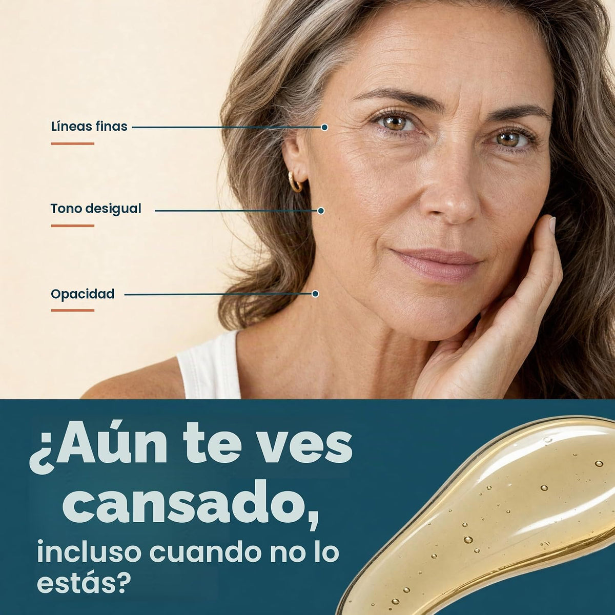 Suero de retinol para cara con ácido hialurónico y vitamina E - Par...