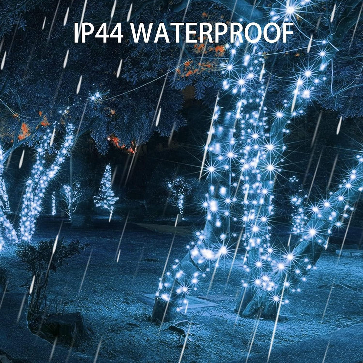 Dazzle Bright - Guirnalda de luces navideñas, 300 LED, 100 pies, 8...