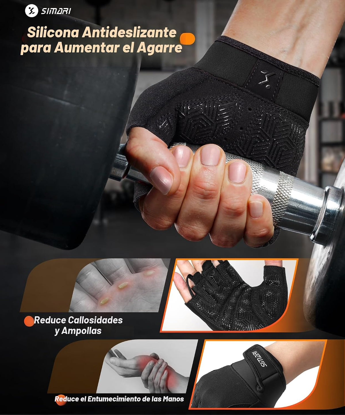 SIMARI Guantes transpirables de entrenamiento para hombres y mujere...