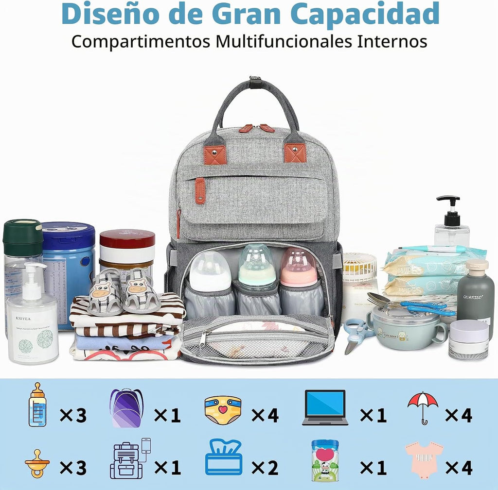Mochila de Pañales Legestori, Mochila para Pañales de Niña con Bols...