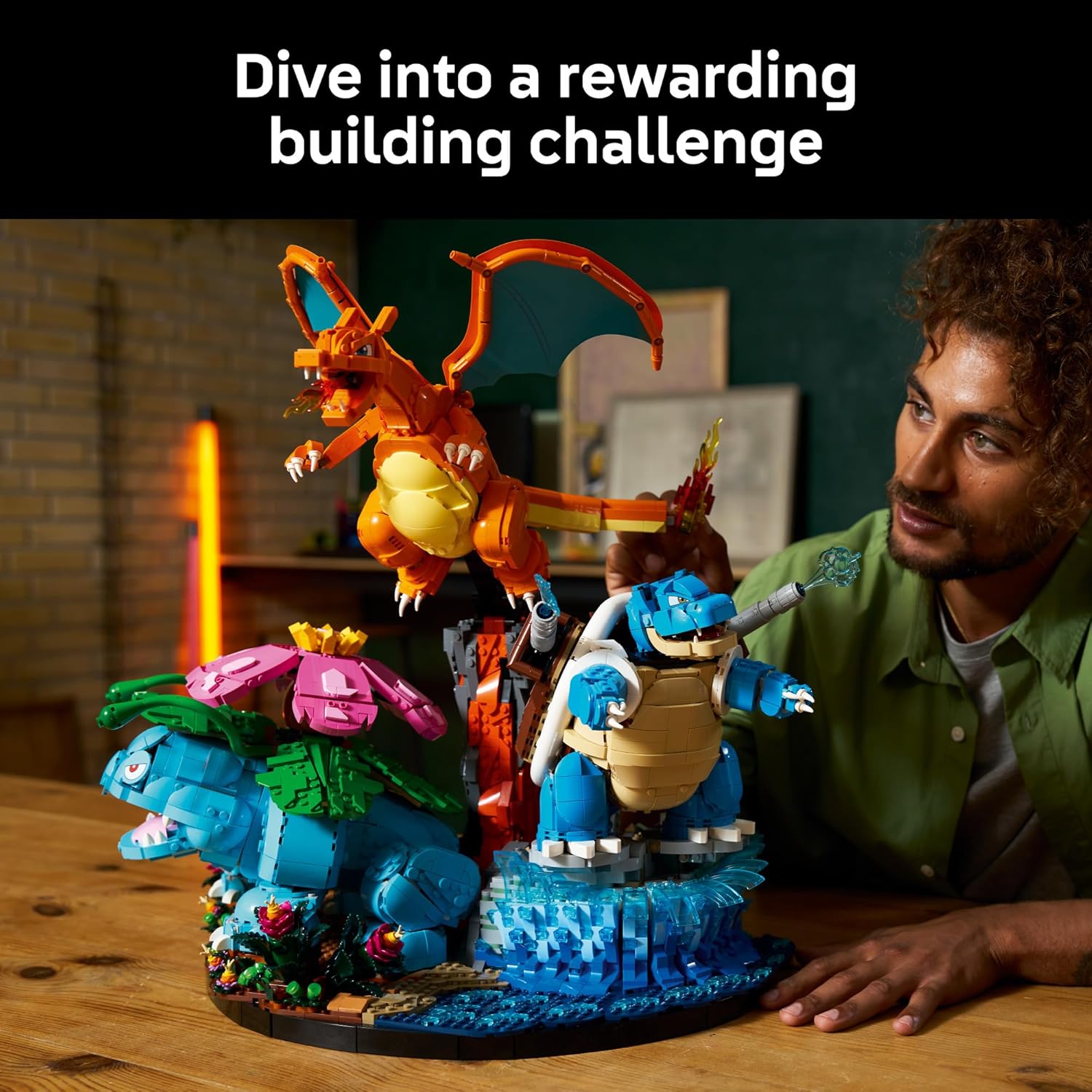 LEGO Pokémon Venusaur, Charizard y Blastoise - Juego de construcció...