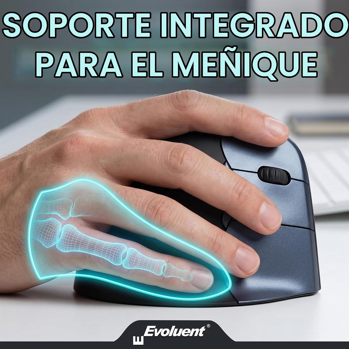 Evoluent \u2013 Inventor del ratón vertical \u2013 VM4RW Ratón vert...