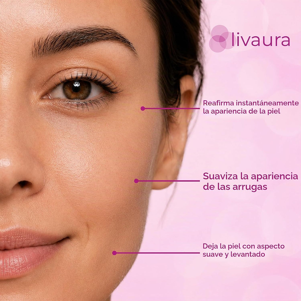 LIVAURA Retinol Face Serum - Crema instantánea de estiramiento faci...