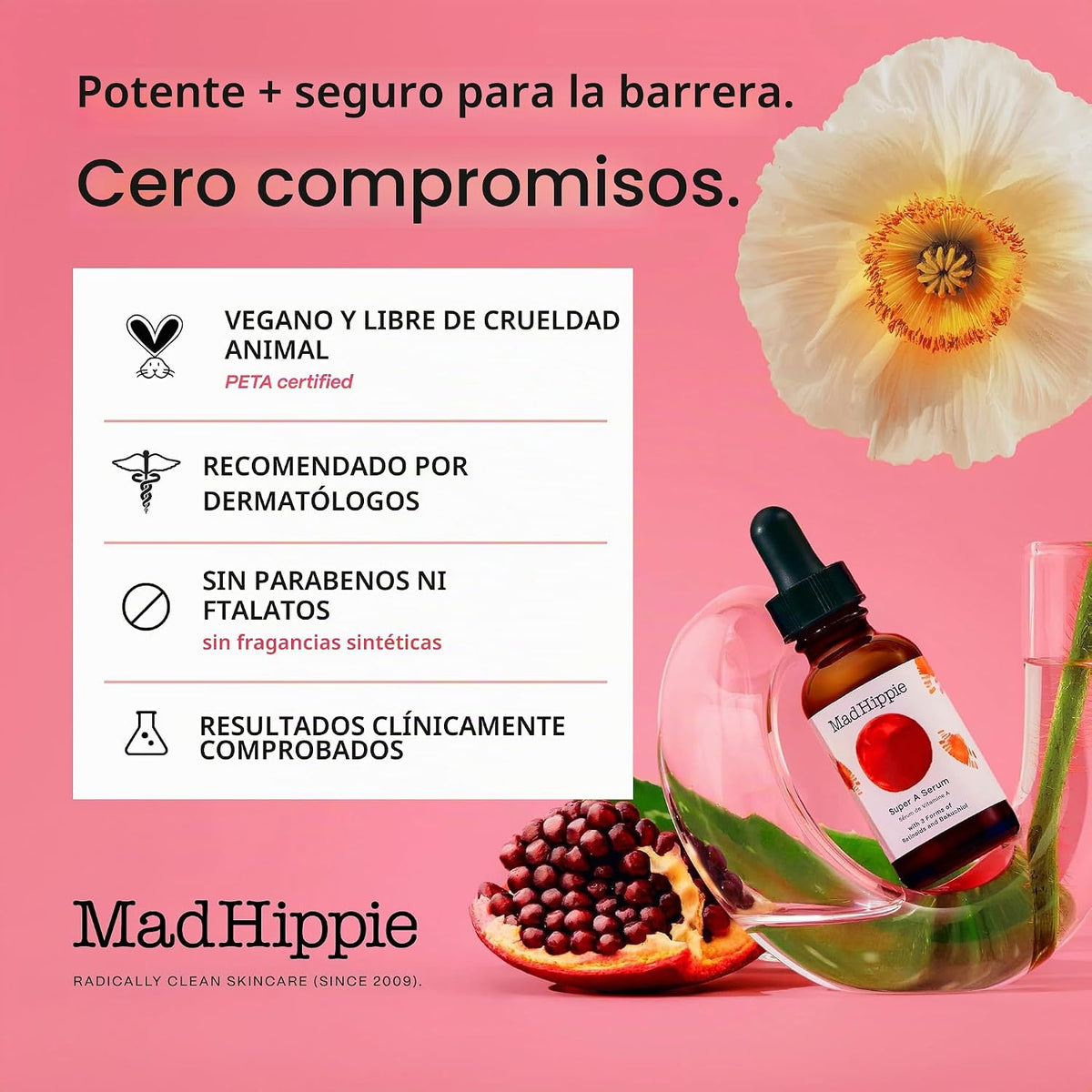 Mad Hippie Super A - Suero de retinol para la cara, potente suero r...