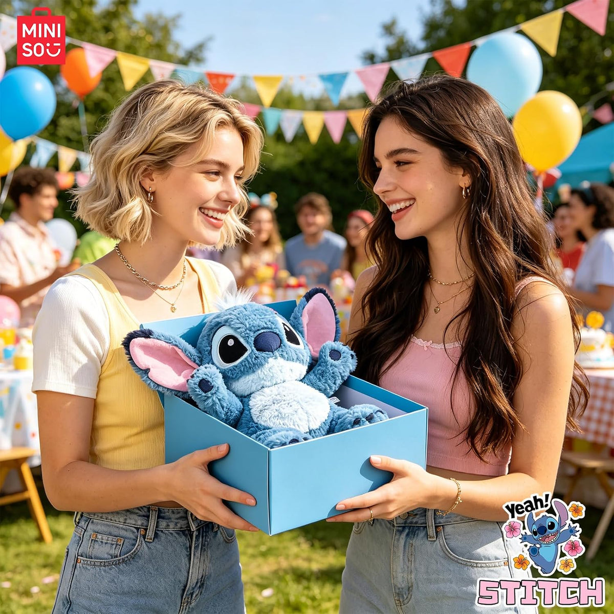 MINISO Disney Stitch - Juguete de peluche Lilo &amp; Stitch, colecc...