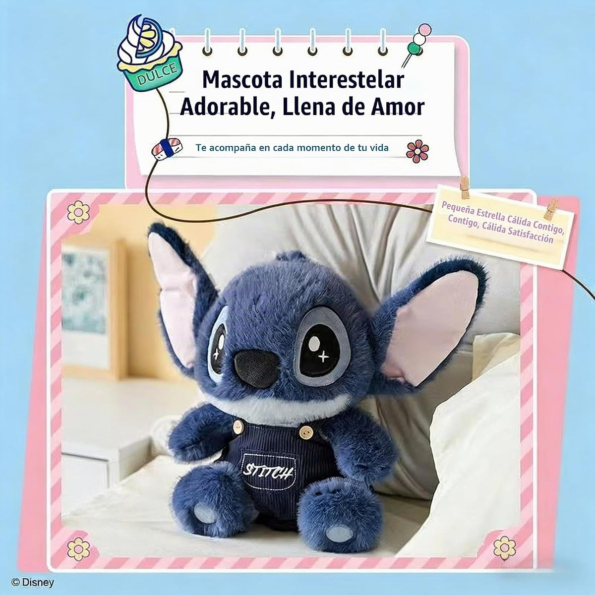 MINISO Disney Lilo &amp; Stitch - Peluche de punto sentado de 14 pu...