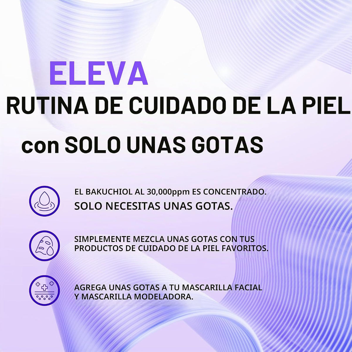 CELDYQUE Suero concentrado 100% puro de volufilina y bakuchiol de 3...