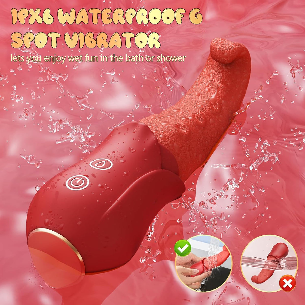 Vibrador de juguetes sexuales para adultos para mujeres, vibrador d...
